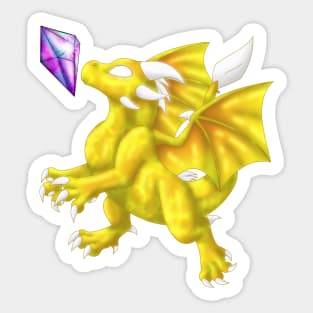 GemBabs: Elemental Dragon (Electric) Sticker